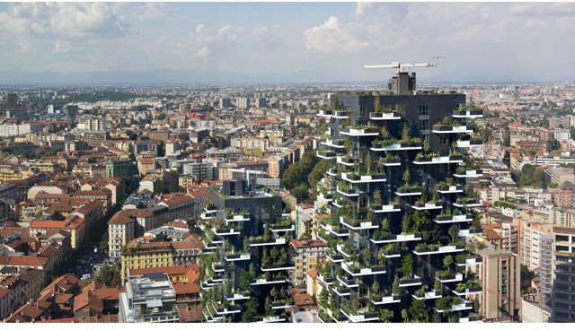 Кедровая башня – 117-метровый жилой дом, покрытый вечнозелёными деревьями