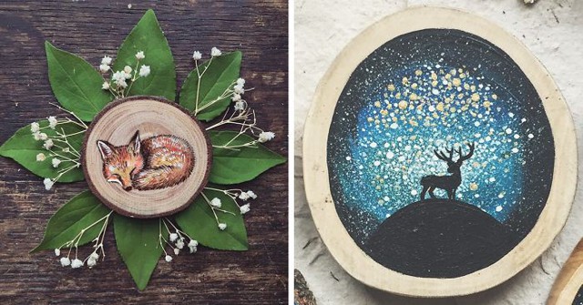 Молодая художница уволилась из офиса, чтобы создавать красоту