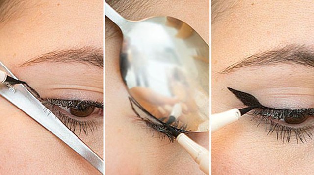 13 способов сделать красивый макияж с помощью ложки