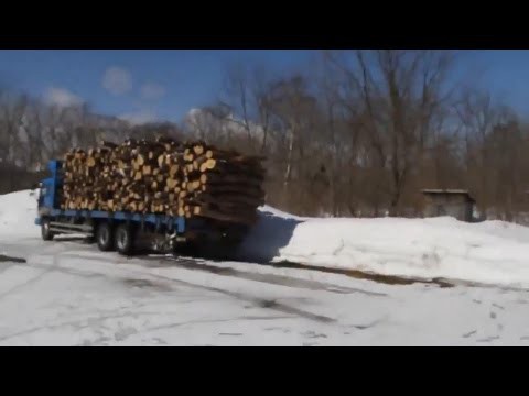 Быстрая разгрузка древесины 