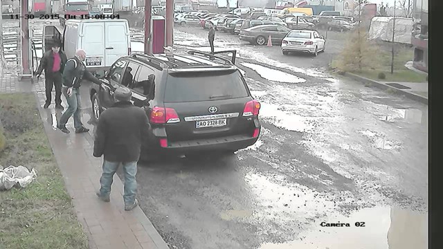 Дорожный конфликт на АЗС