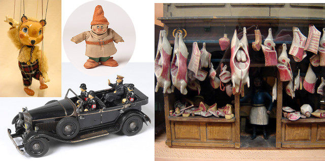 Старинные кукольные домики и еще много занимательных игрушек
