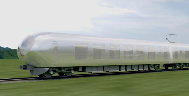 Инновационный дизайн поезда-невидимки
