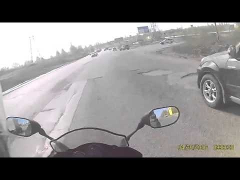 Не заметил мотоциклиста 