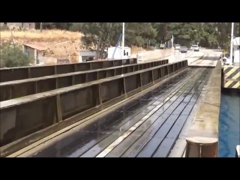 Погружной мост на судоходном канале