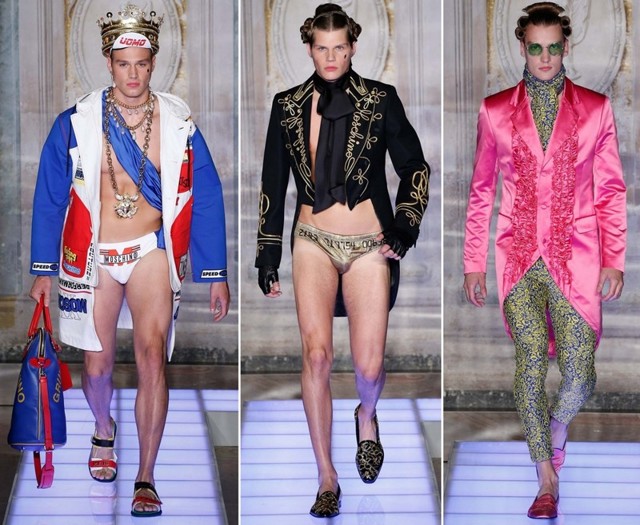 Мужская коллекция Moschino Spring 2016 Menswear   
