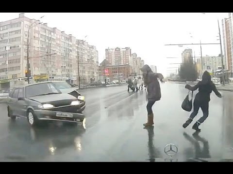 Случайно выжившие пешеходы, подборка дтп 