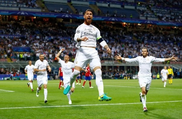 «Реал Мадрид» — победитель Лиги Чемпионов 2015/16  «Реал Мадрид» 1:1 «Атлетико» (5:3 по пенальти)  Г