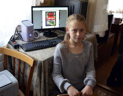 Юной спасательнице из Валдая подарили компьютер