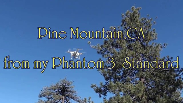 Memorial Day выходной,полет над Сосновой горой Калифорния