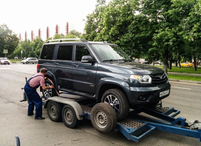 UAZ Patriot - тест, который едва не кончился пожаром