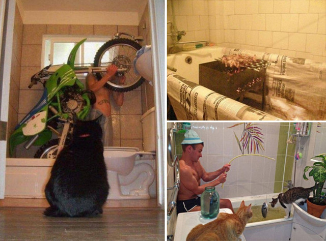 А для чего ты используешь ванну ?