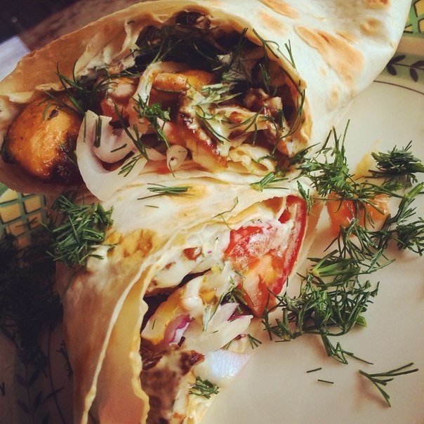 Домашняя шаурма (шаверма)