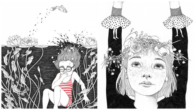 Моё детство — красивые и поэтичные иллюстрации от художницы Светы Дорошевой
