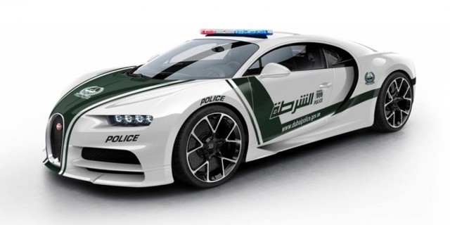 Полицейская Bugatti Chiron: на случай если заинтересуются в Дубае