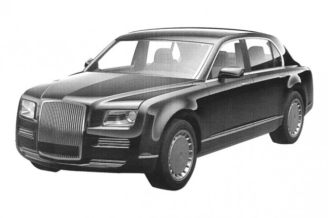 В сети появились изображения будущего автомобиля президента России