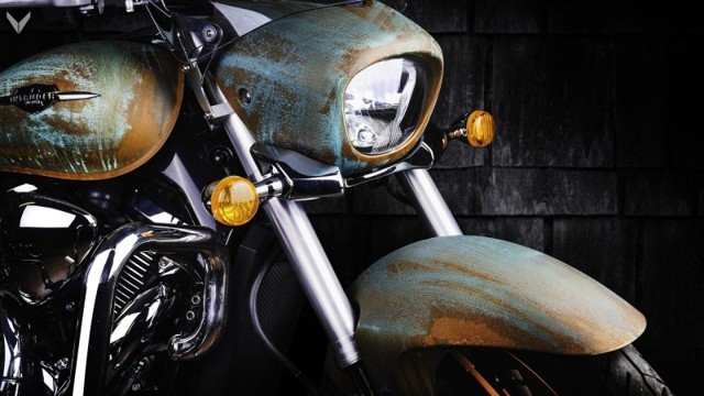 Кастом-байк Suzuki Intruder от ателье Vilner 