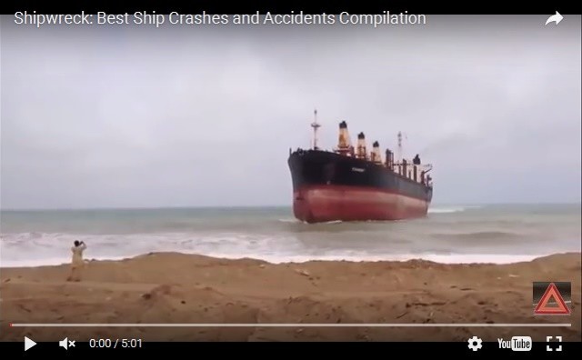 Кораблекрушение: Подборка Аварий и Крушений Кораблей