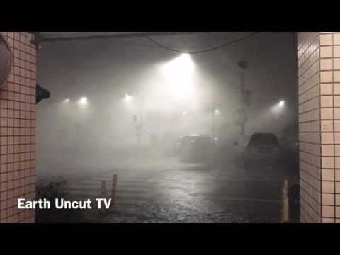 Силу разрушительного супертайфуна «Nepartak» сняли на видео