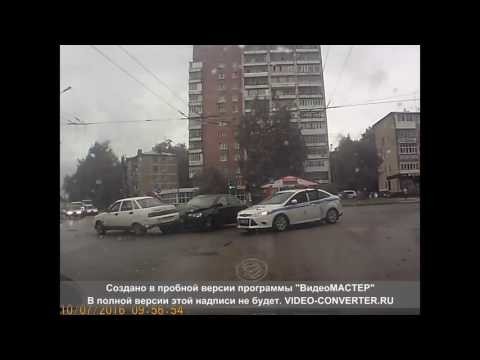 Авария во время погони