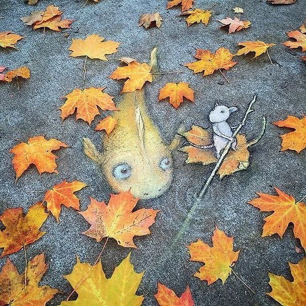 Невероятный стрит-арт от David Zinn