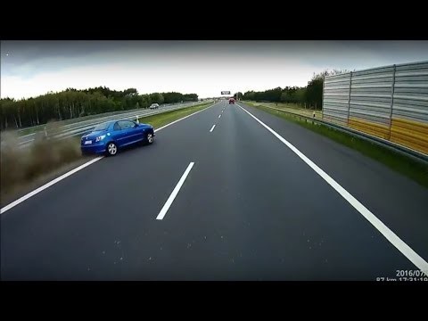 Авария в Польше с переворотом 