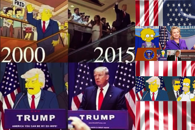 Симпсоны предсказали Дональда Трампа!