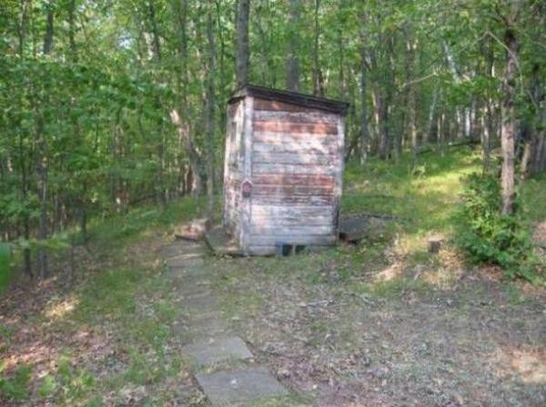 Сортир в лесу