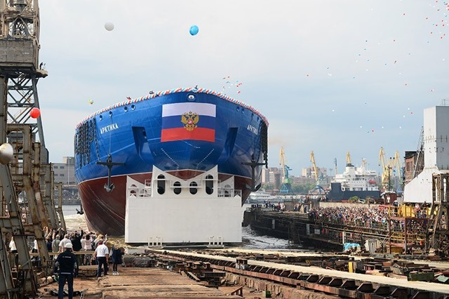 В Санкт-Петербурге с опережением графика заложили атомный ледокол «Урал»