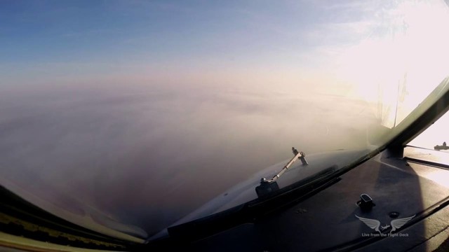 Boeing 737. Посадка в туман на автопилоте
