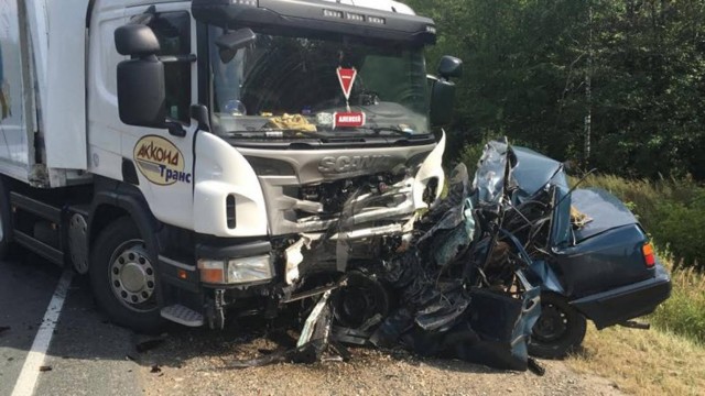 Видеорегистратор запечатлел момент крупного ДТП в Татарстане  