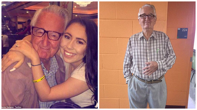 Девочка-подросток и ее 82-летний дедушка учатся в одном колледже