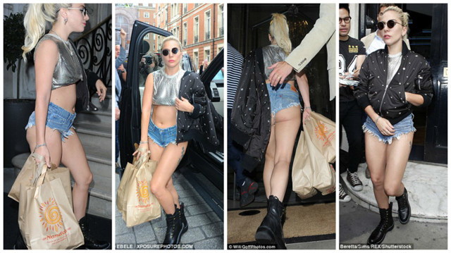 Леди Гага поразила поклонников своим откровенным нарядом