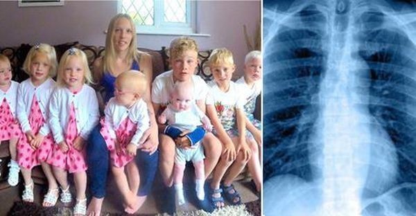 Муж этой женщины внезапно умер, оставив ее с 8 детьми