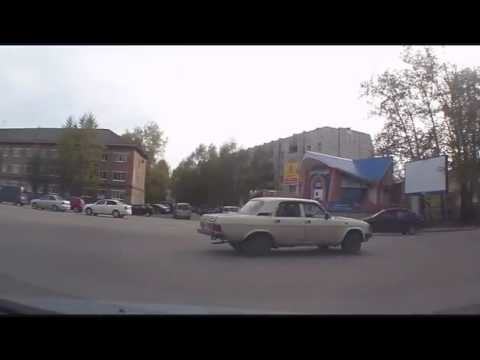 "Поцеловал" в зад Волгу 