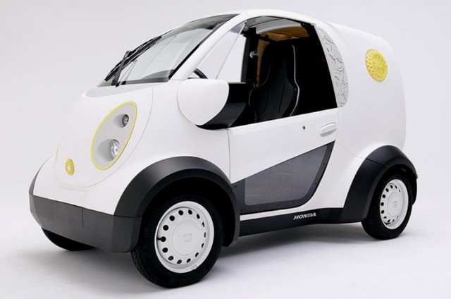 Honda показала мини электрокар, напечатанный на 3D-принтере