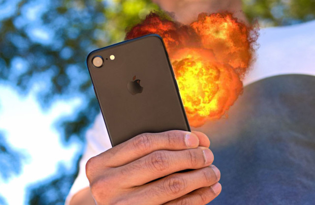В Китае iPhone 7 взорвался в руках владельца
