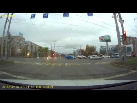 Не успел проехать перекресток