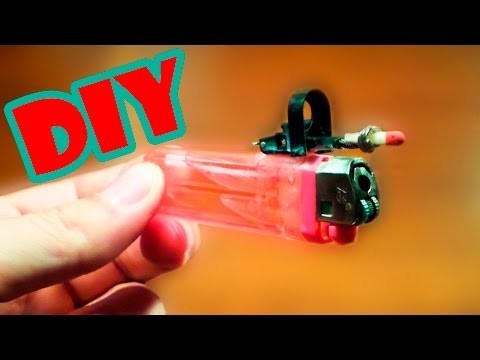 Как сделать спичкострел из зажигалки