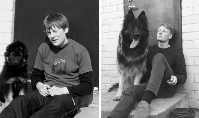 До и после: фотографии собак и хозяев