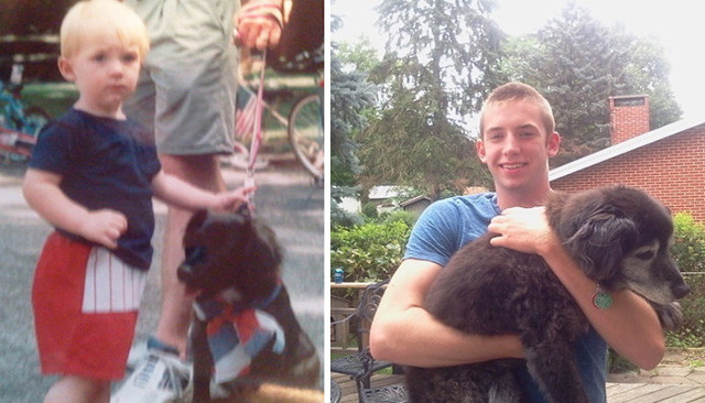 До и после: фотографии собак и хозяев. Часть 2