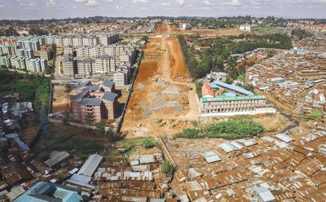 Снимки с дрона продемонстрировали социальное неравенство в Найроби
