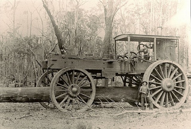 Паровой трактор "Steam whim" 1897 года