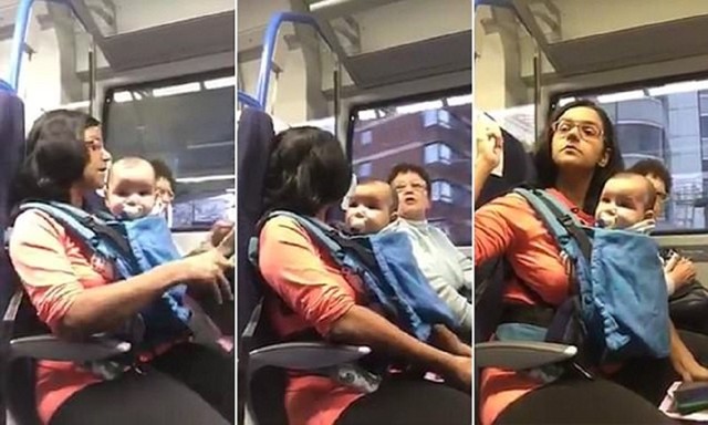 Пассажиры вагона первого класса не захотели пускать женщину с ребенком