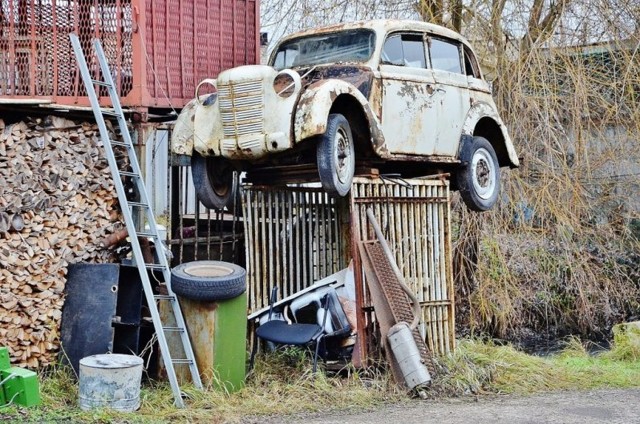 Коллекция советских автомобилей в латвийском Даугавпилсе
