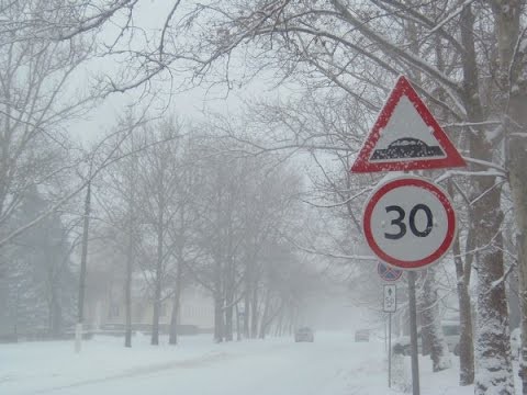 Настоящая снежная буря парализовала Николаев 18.01.2016 