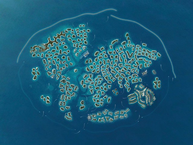 Модель расположения континентов из островов
