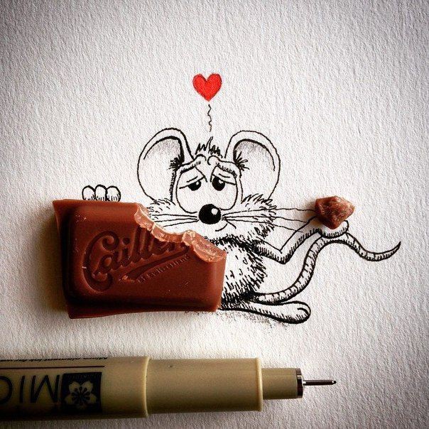 Очаровательный мышонок, нарисованный карандашом: арт-работы художника Apredart