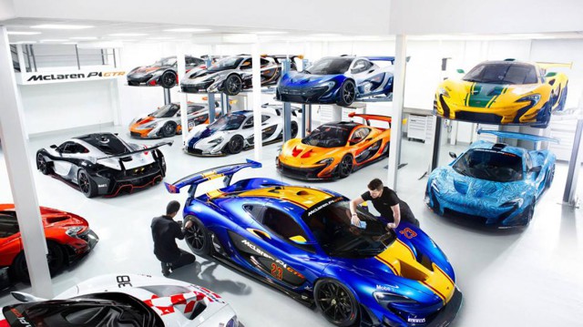 12 безумных McLaren P1 GTR в одном гараже