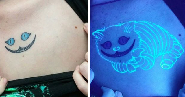 25 потрясающих светящихся в темноте татуировок, видимых в ультрафиолетовом излучении